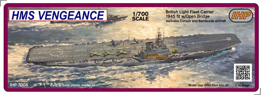 IHP 1/700 HMS Vengeance 1945 Box Top Art